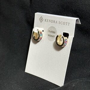 Kendra Scott Jack Huggies Gold